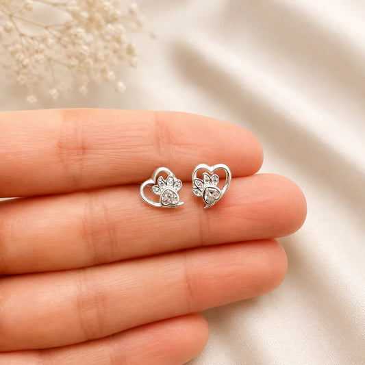 Aros Cuore Pet Plata 925