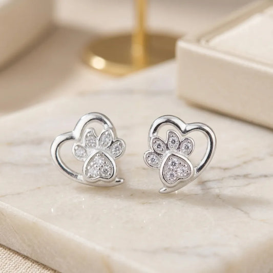 Aros Cuore Pet Plata 925