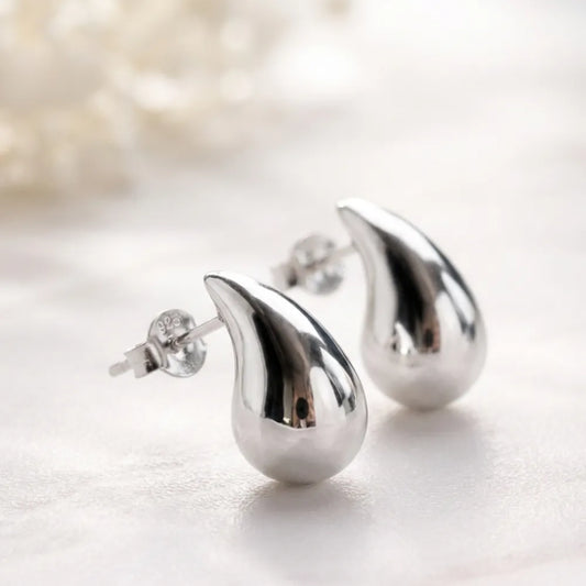 Aros Gota Lumuna Plata 925