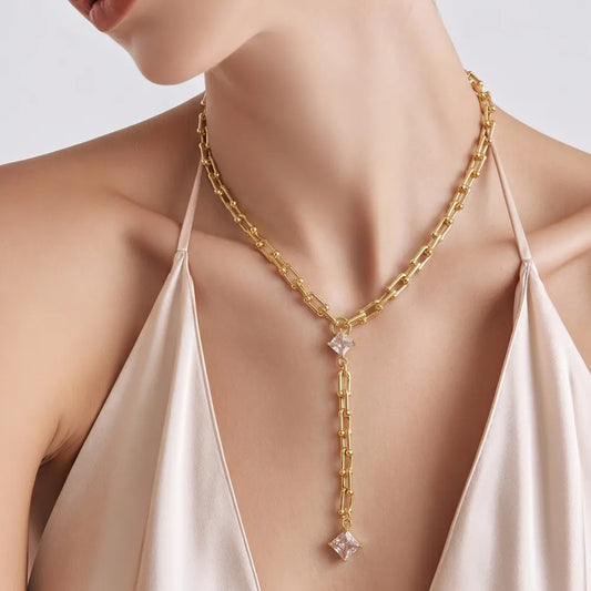 Collar Luce Éternelle Enchapado Oro 24K