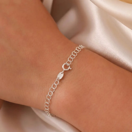 Pulsera Eslabones Fiorella Plata 925