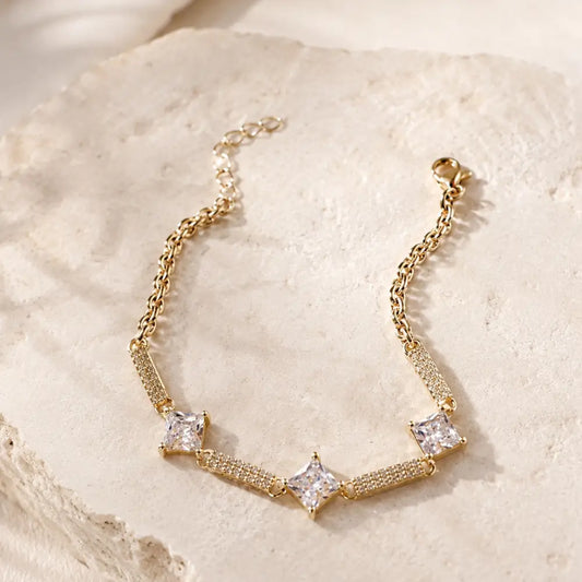 Pulsera Lumiére Enchapado Oro 24K