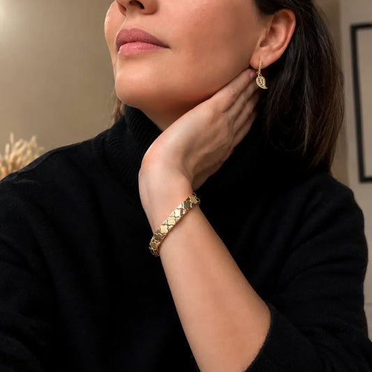Pulsera Valenza Enchapado Oro 24K