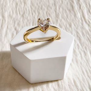 Anillo Bellamore Enchapado Oro 24K Ajustable