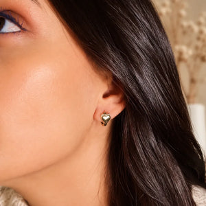 Argollas Bella Cuore Enchapado Oro 24K