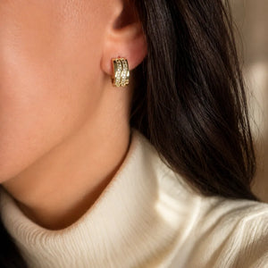 Argollas Imperia Enchapado Oro 24K