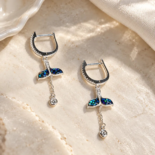 Aros Balena Plata 925