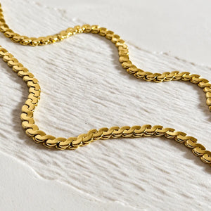 Cadena Aurelia Enchapada en Oro 24K