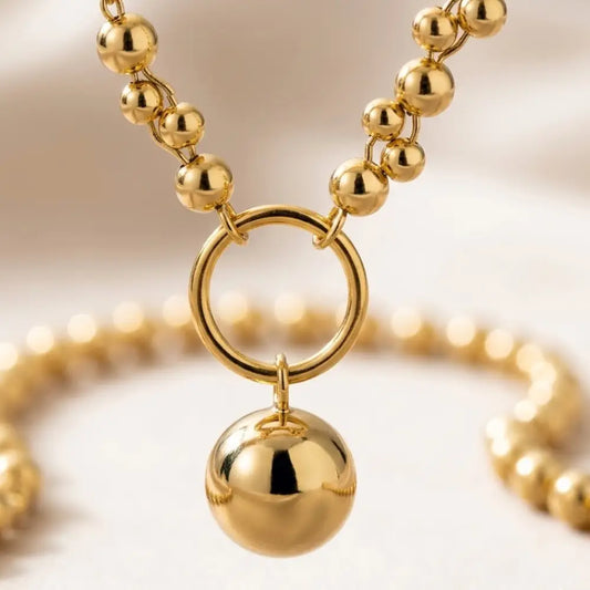 Collar Aurea Luna Enchapado Oro 24K
