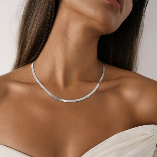 Cadena Cinta Serena Plata 925