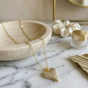 Collar Radiante Pavé Enchapado Oro 24K