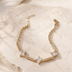 Pulsera Lumiére Enchapado Oro 24K