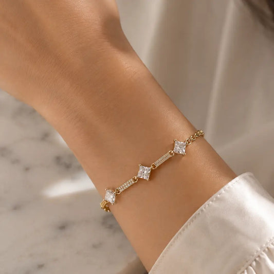 Pulsera Lumiére Enchapado Oro 24K